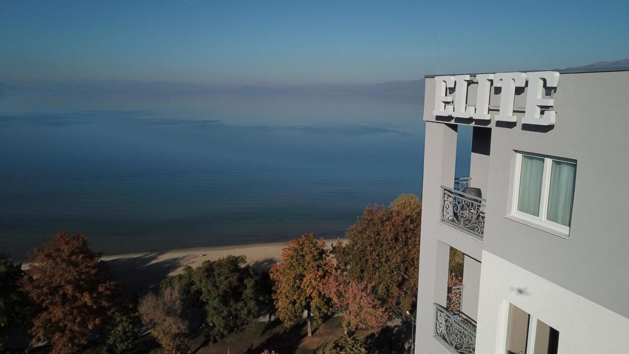 Hotel Elite Pogradec Exteriér fotografie