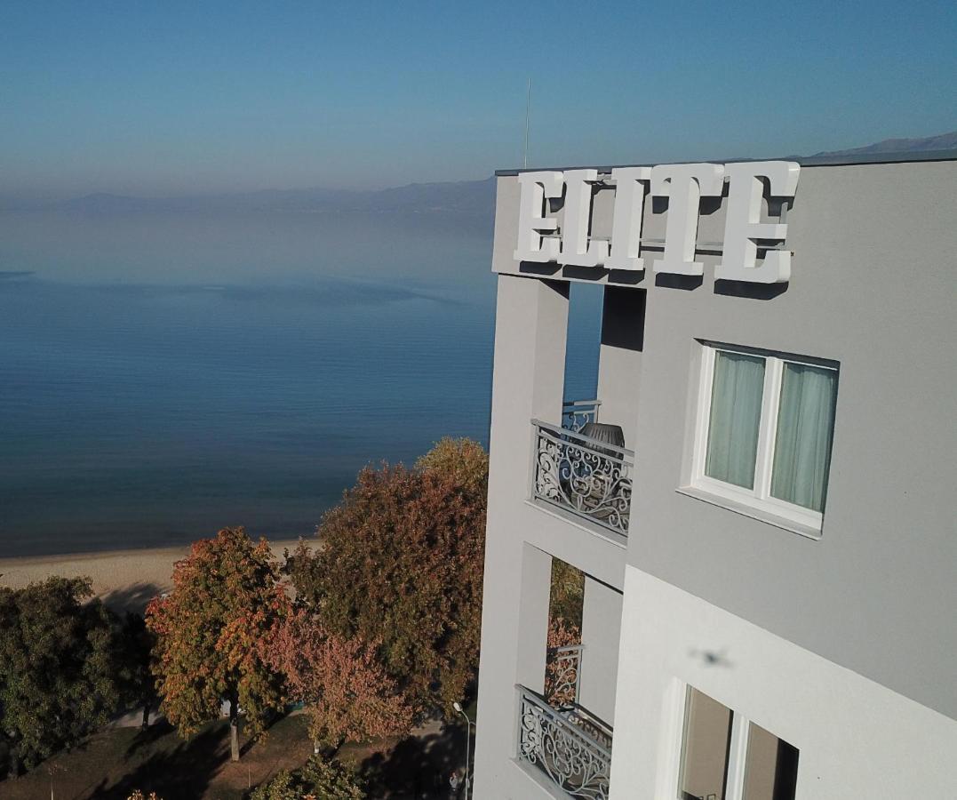 Hotel Elite Pogradec Exteriér fotografie